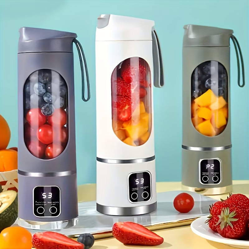 Portable personal electric blender in purple