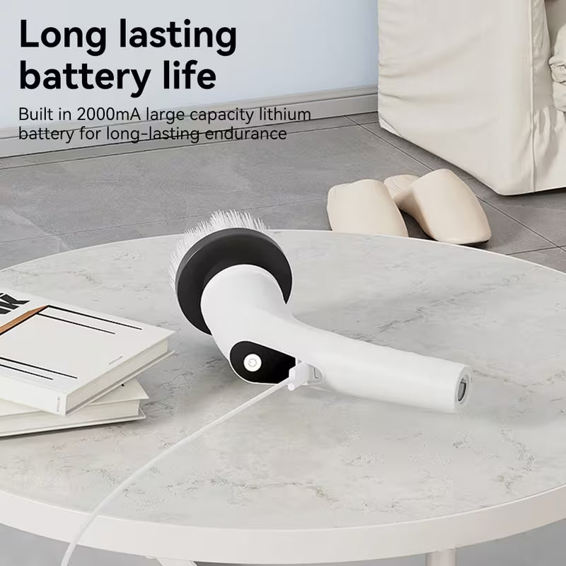 Electric Spin Scrubber Cordless Cleaning Brush