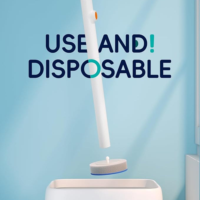 Disposable Toilet Cleaning System with Refills