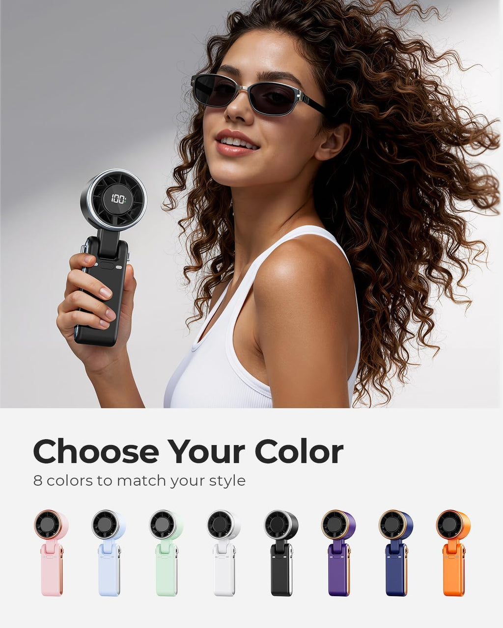 🌬️ Portable Turbo Handheld Fan