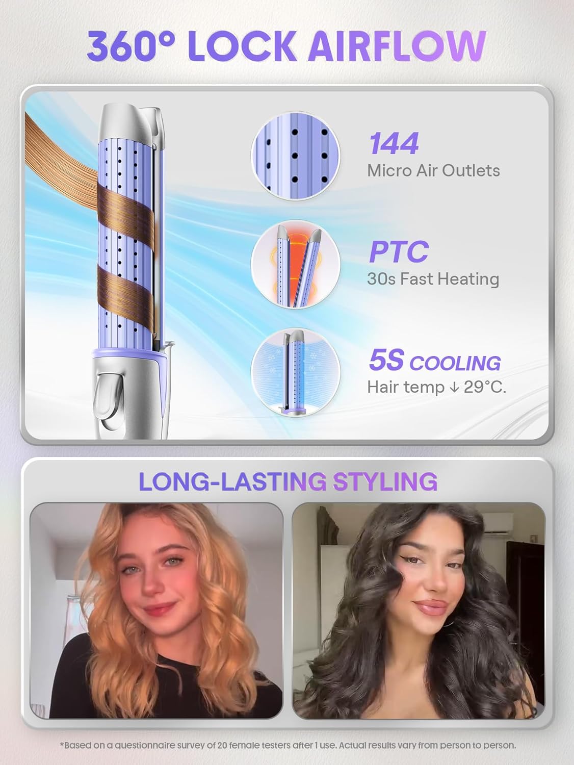 Manual Airflow Styler Curling Iron