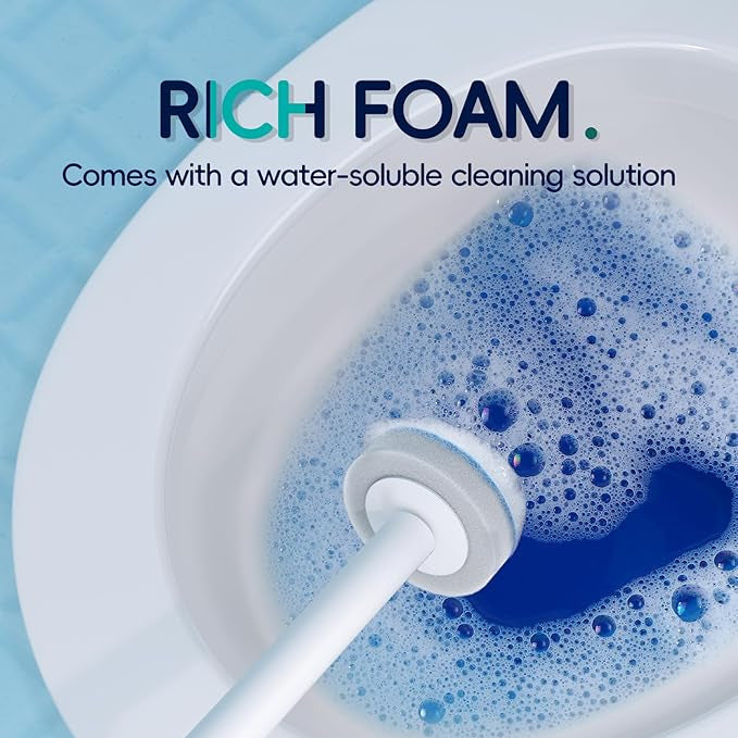 Disposable Toilet Cleaning System with Refills