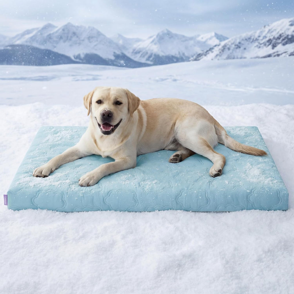 ❄️ Orthopedic Cooling Dog Bed