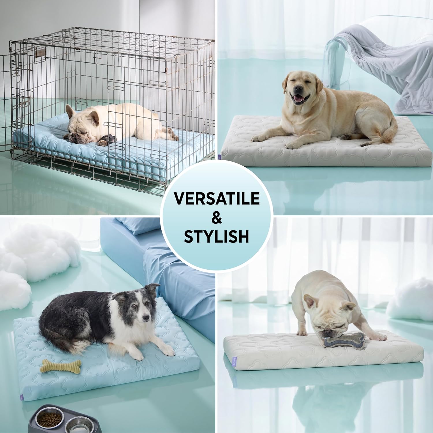 ❄️ Orthopedic Cooling Dog Bed