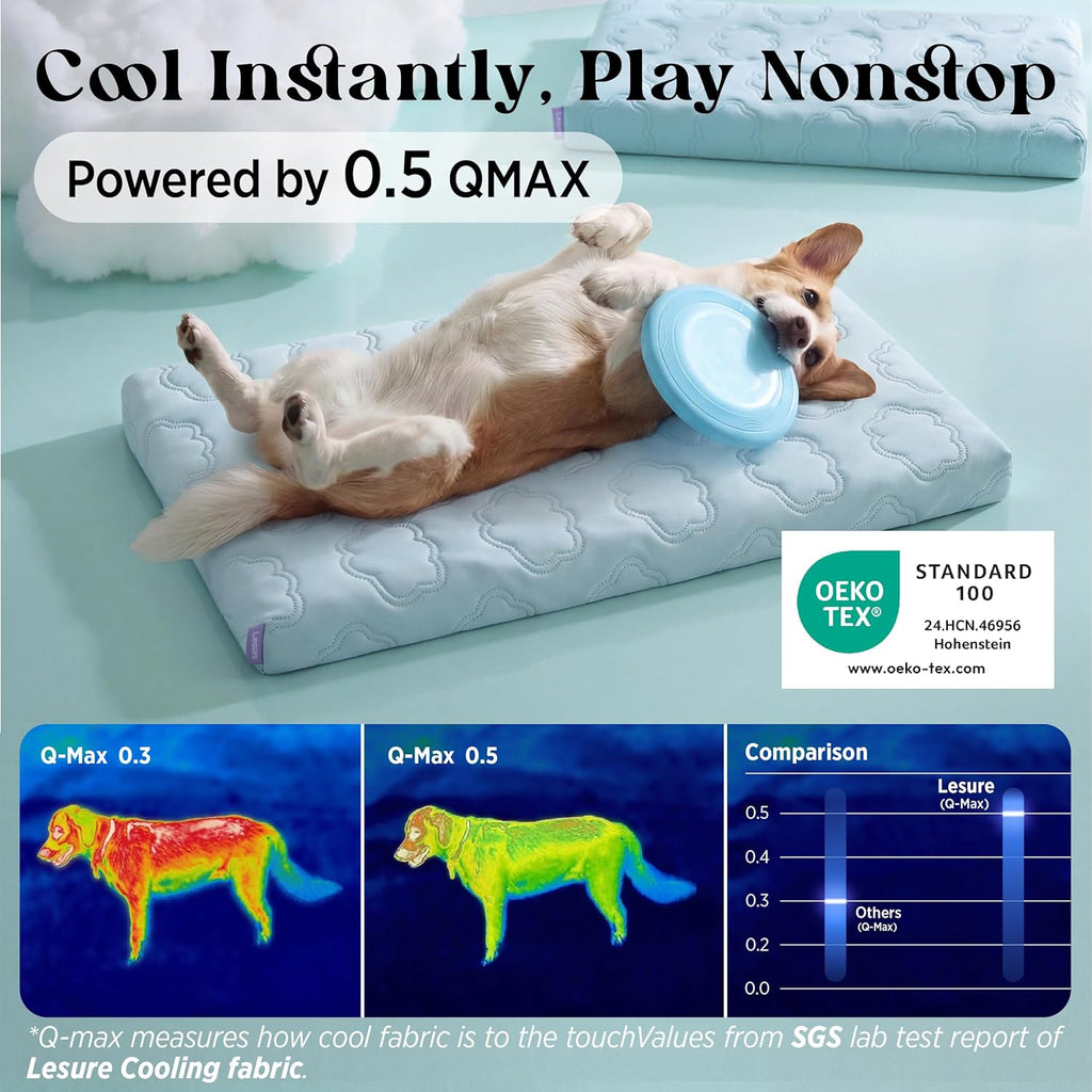 ❄️ Orthopedic Cooling Dog Bed