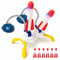 Jump Launch Rocket Set | Foam Air Rocket Activity Toy | Outdoor Running Play Game