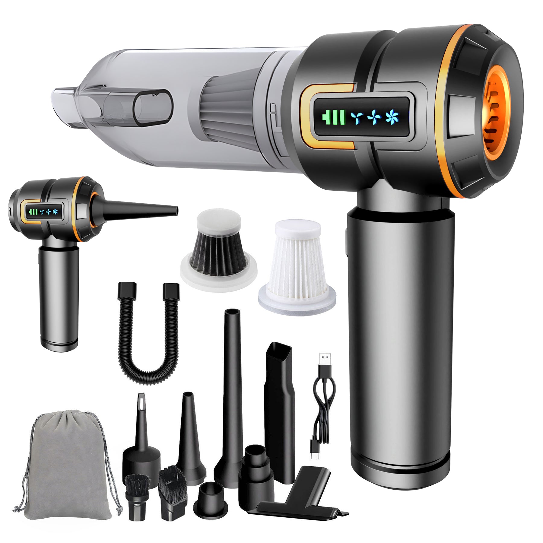 Portable Handheld Vacuum Cleaner 12-in-1
