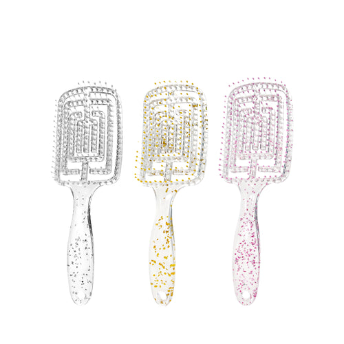 Curved Scalp Massage Vent Hair Brush