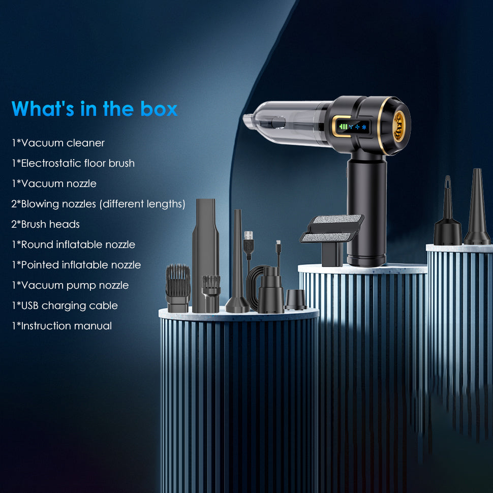 Portable Handheld Vacuum Cleaner 12-in-1