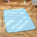 Dog Cooling Mat for Large Dogs, 40"x28" Breathable Self Cooling Crate Mat for Dogs & Cats, Portable Washable Pet Cooling Pad for Kennel, Sofa, Bed, Floor, Car Travel Indoor Outdoor Summer Use