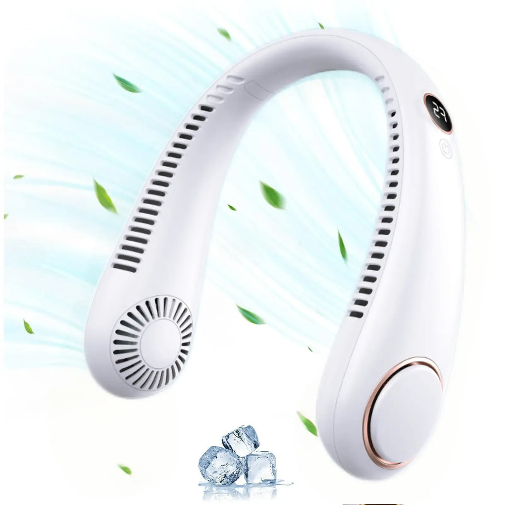 Wearable Neck Fan | Rechargeable Hands-Free Personal Cooling Fan