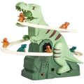 Dinosaur Climbing Track Toy – Automatic Stair Climbing Car Track with Lights & Music for Kids
