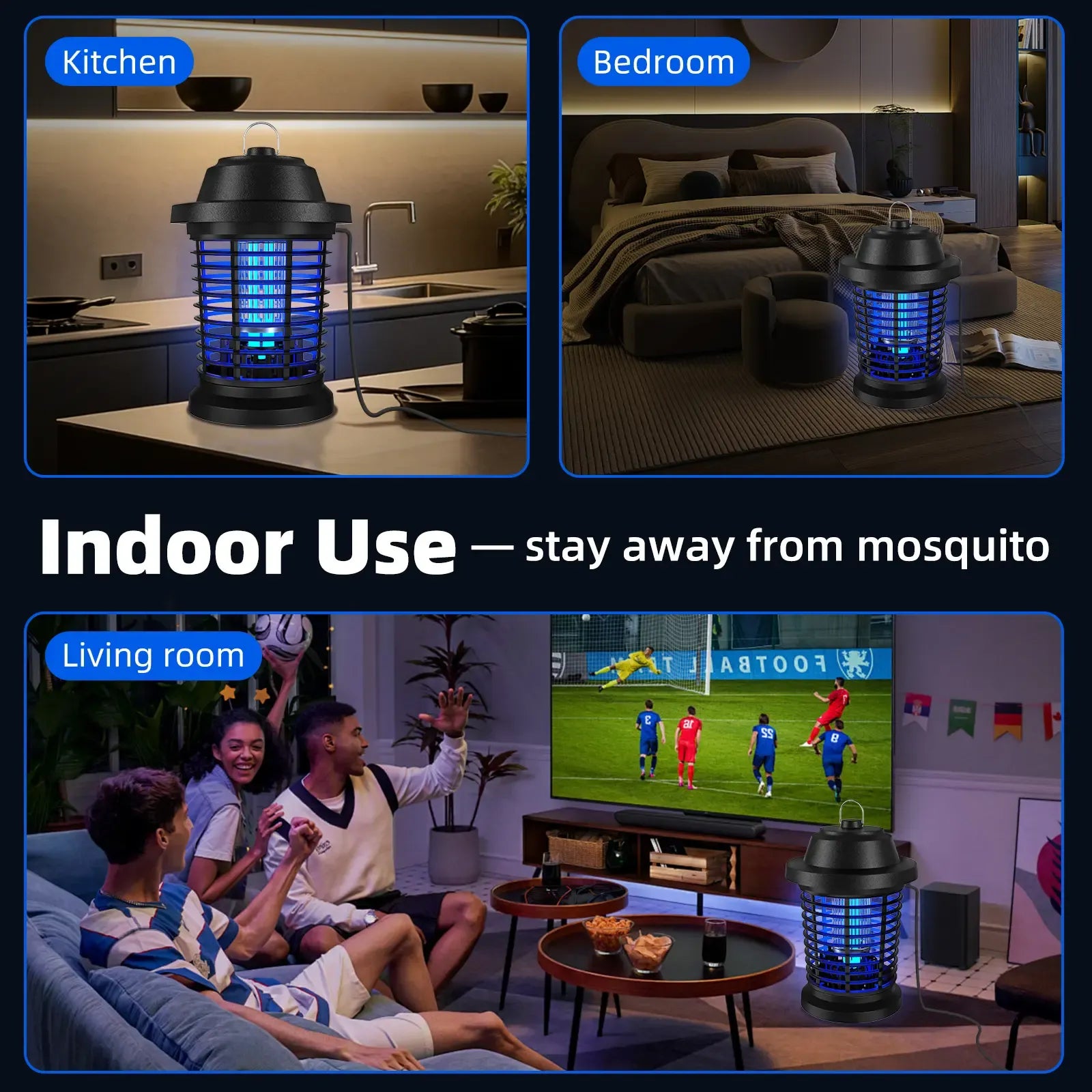 Electric Bug Zapper Light | UV Insect Control Lamp for Patio and Home