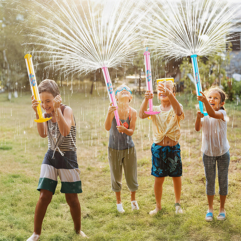 4PCS Firework Spray Water Blaster – High Pressure Summer Water Gun for Pool Parties & Outdoor Fun
