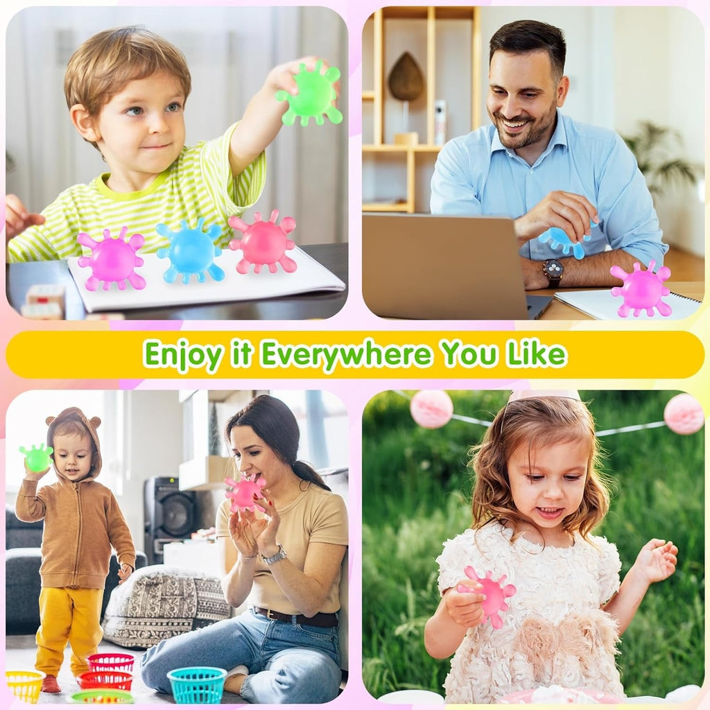 Splat Squishy Stress Ball Soft Sticky Sensory Fidget Toy for Kids and Adults