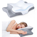 Neck Support Memory Foam Pillow | Contour Bed Pillow for Everyday Comfort