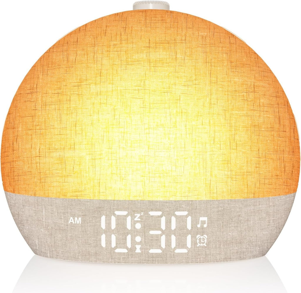 Sunrise Alarm Clock | Wake Up Light with Bedside Ambient Glow